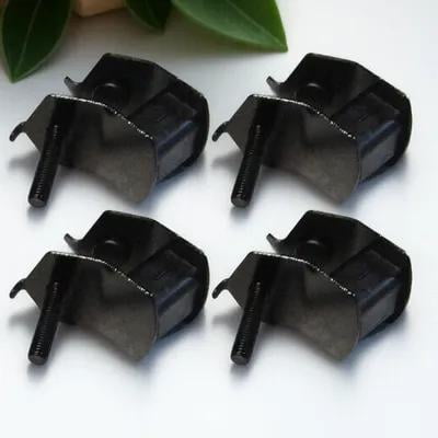 BESTOYARD Rubber Motor Mounts for Generators, Black, Damping and Ergonomic Design, 4Pcs