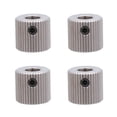 thumbnail image 1 of BESTOYARD Extrusion Wheel 40 Teeth Silver Stainless Steel 3D Printer Accessory 4Pcs, 1 of 7