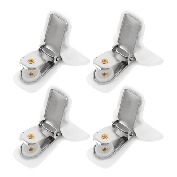BESTOYARD 4Pcs Padded Quilt Fastener Clips with Stable Foam for White Bed Sheets and Comforters