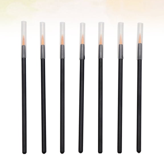 BESTOYARD Disposable Eyelash Brush Eyeliner Brush Set Fiber 50pcs