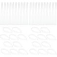 thumbnail image 1 of BESTOYARD Adjustable Collar Stays Transparent Plastic for Blouse Stylish Support 60Pcs, 1 of 8