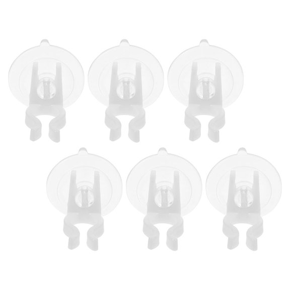 BESTOYARD 6Pcs Candle Holder Clamps with Strong Suction Cups for Electric Flameless Candle Lamp