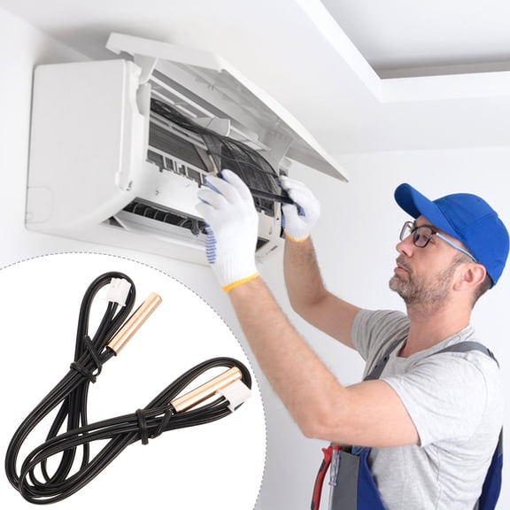 BESTOYARD Temperature Probe for Air Conditioner Accessory Air Conditioning Ambient Temperature or Rubber 2pcs