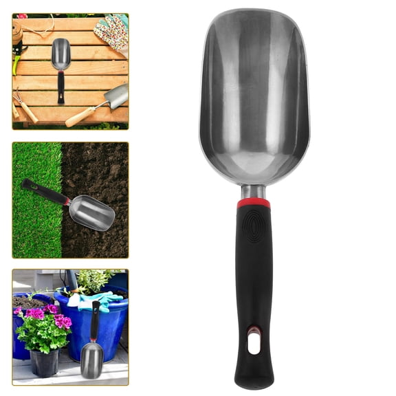 BESTOYARD Handheld Multi Use Aluminum Garden Shovel for Soil Scooping and Ice Handling