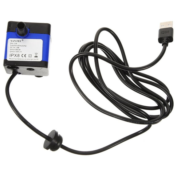 BESTOYARD Submersible Water Pump Black Plastic for Fountain Use Easy to Install