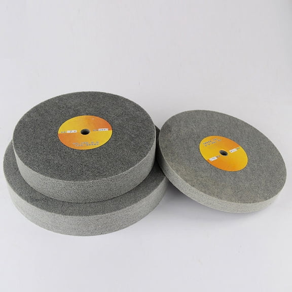 BESTOYARD Grey Nylon Fiber Polishing Wheel Abrasive Disc for Stainless Steel Metal Polishing