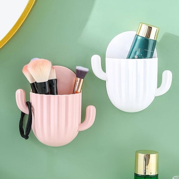 BESTOYARD 4Pcs Wall-Mounted Remote Holder for Bed PP Material Home Storage Rack