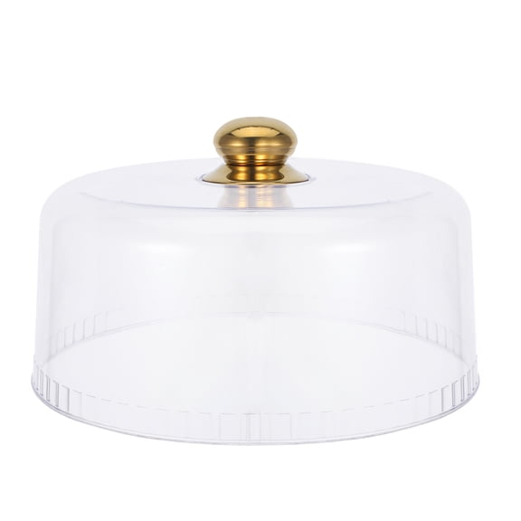 BESTOYARD Acrylic Cake Cover with Handle for Food Preservation and Clear Dessert Presentation