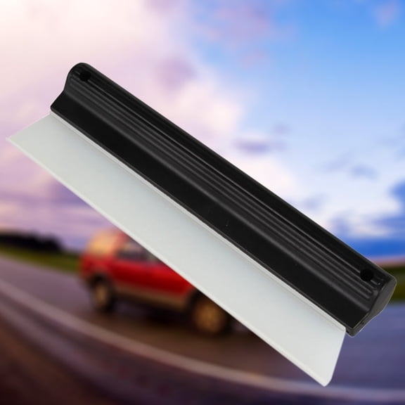 BESTOYARD Black Silicone Window Squeegee for Cleaning Car Body Mirrors and Shower Doors