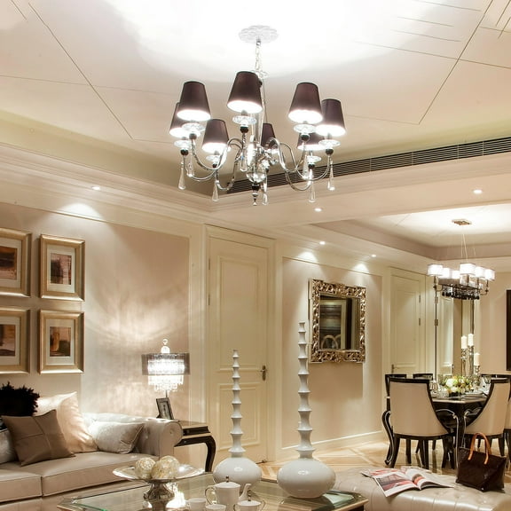 BESTOYARD Elegant White Ceiling Medallion with Intricate Carving for Ceiling Fixtures