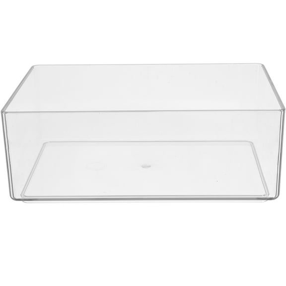 BESTOYARD Compact Hamster Sand Bath Box Transparent Acrylic White for Storage