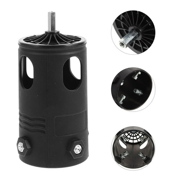 BESTOYARD Black Electric Corn Sheller Drill Attachment with Automatic Corn Peeling Function