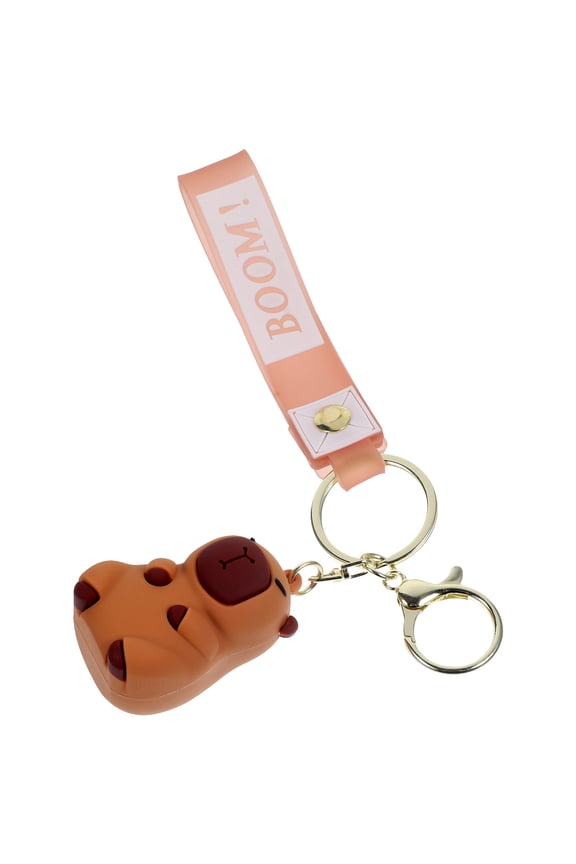 Cute Pendant Keychain Chocolate Silicone Daily Use 1Pack