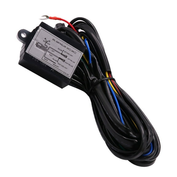 BESTOYARD Multifunctional Black LED Daytime Running Light Controller for Car Use