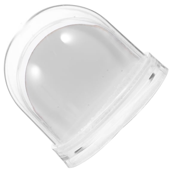 BESTOYARD Transparent Photo Snow Globe for Cake Decoration DIY Sublimation Blank Picture Frame