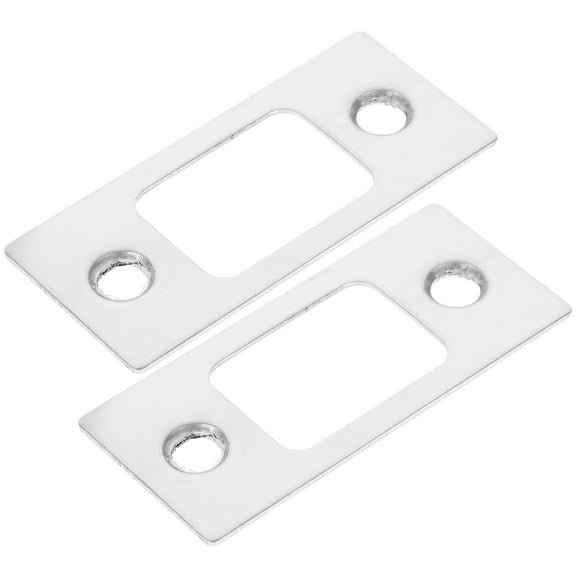 BESTOYARD 2Pcs Door Reinforcement Plate Stainless Steel Deadbolt Cover for Front Doors