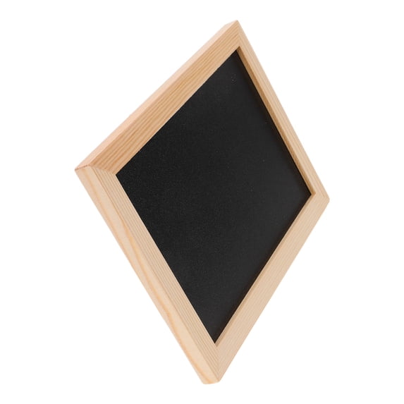 BESTOYARD Black Reusable Bamboo Chalkboard Sign for Daily Use and Wall Decor