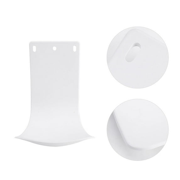 BESTOYARD 2Pcs White ABS Wall Mounted Handwashing Machine Dispenser Trays for Drip Protection and Easy Installation