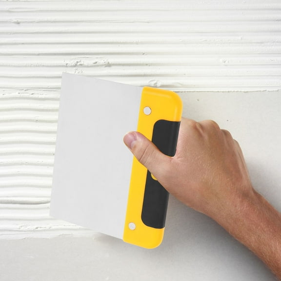 BESTOYARD Drywall Smoothing Spatula Stainless Steel Putty Application Multi Functional Design 1Pack