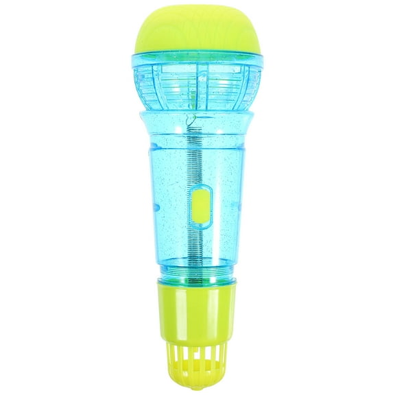 BESTOYARD Toy Echo Microphone Blue Plastic 1Set