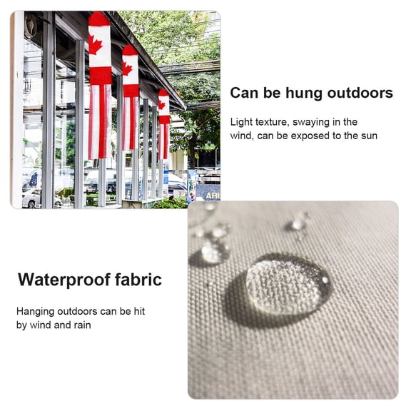 BESTOYARD Hanging Windsock Lawn Garden Windsock Synthetic Silk for Outdoor Decoration 1Pack
