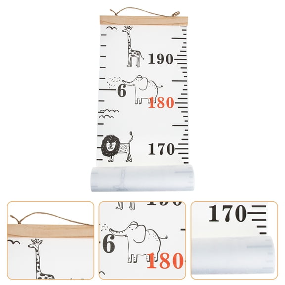 BESTOYARD White Height Chart Wall Hanging Ruler for Growth Measurement