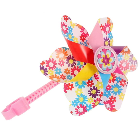 BESTOYARD Kids Spinning Pinwheel Windmill for Bicycle Handlebar Outdoor Play Pink 1Pack
