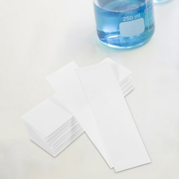 BESTOYARD 200Pcs White Chromatography Paper Set for Laboratory Testing and Dust Removal