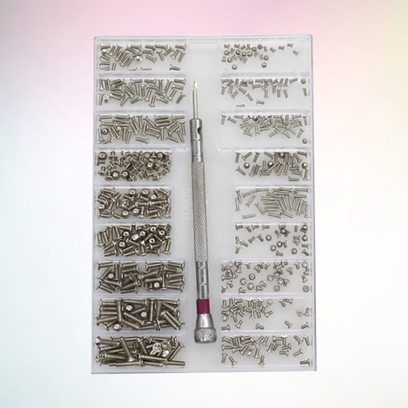 BESTOYARD 1 Set of Sunglasses Screws Repair Kit Metal Silver for Tech Enthusiasts and DIY Users