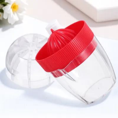 BESTOYARD Portable Red Manual Juicer Fruit Squeezer Made from Premium Food Safe Material for Efficient Juicing