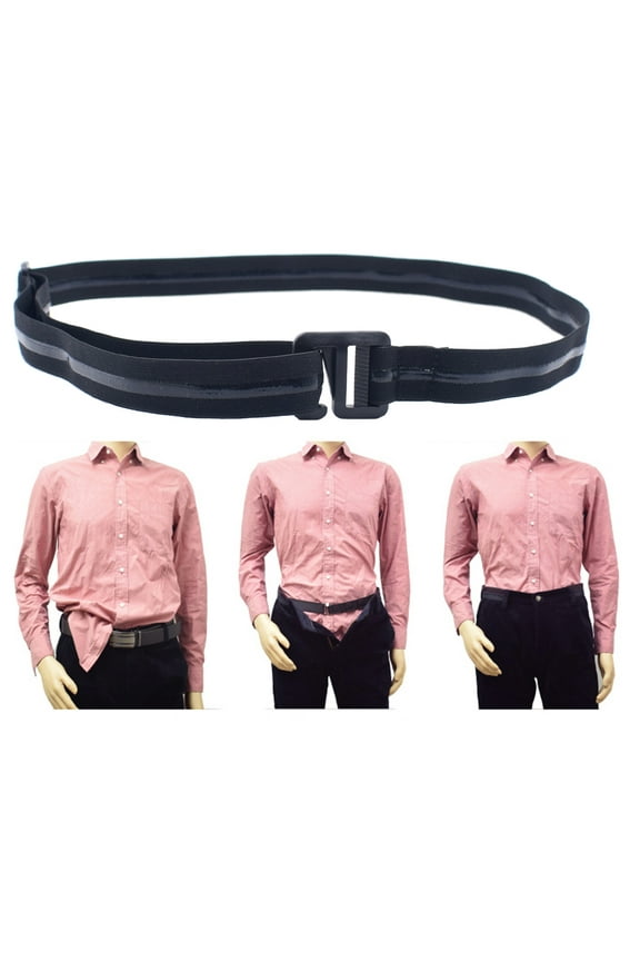 Mens Shirt Stays Adjustable Anti Crease Belts Sweat Resistant For Formal Nights Unisex 1Pack