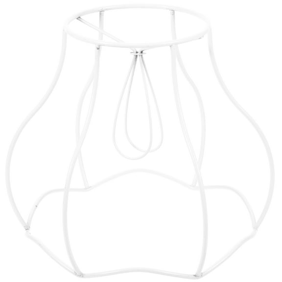 BESTOYARD Metal Wire Lamp Shade Frame for DIY Bulb Light Cover and Ceiling Fixture in Home