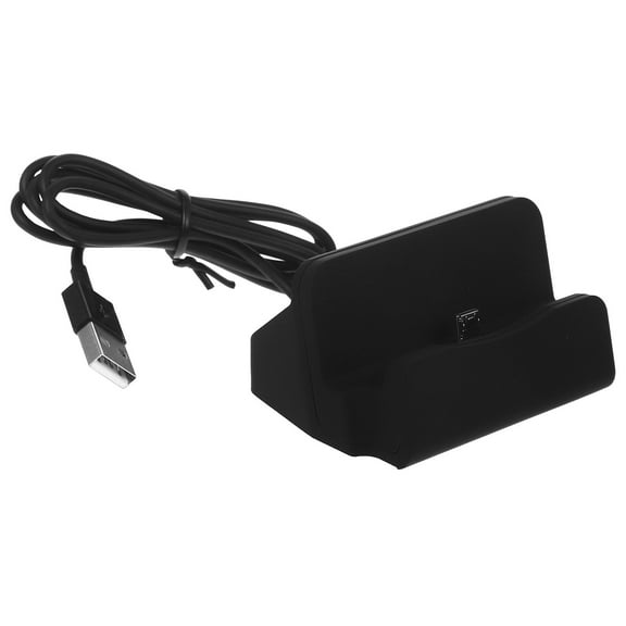 BESTOYARD USB Micro Docking Charger Station Fast Charging Cradle Dock for Edge Note Portable Desktop Charger Holder Black