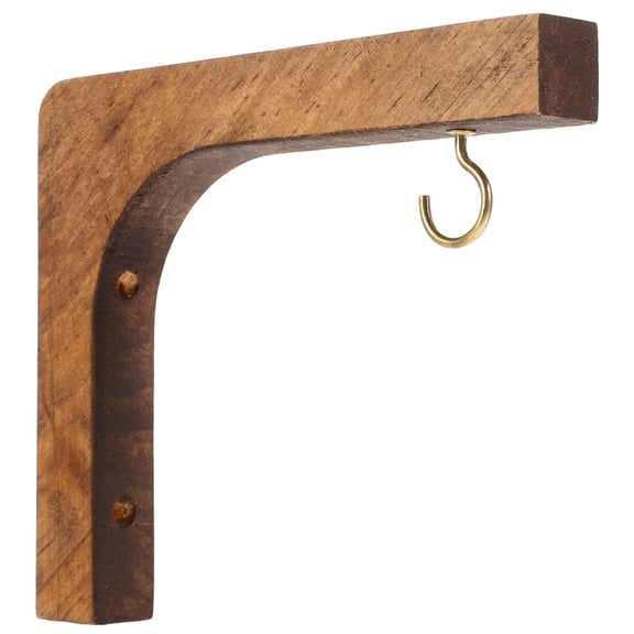BESTOYARD Indoor Plant Hanger Stand Wooden Plant Bracket Coffee 1 Pcs