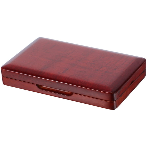 BESTOYARD 1Set Wood Reed Case Dark Red for Music Practice