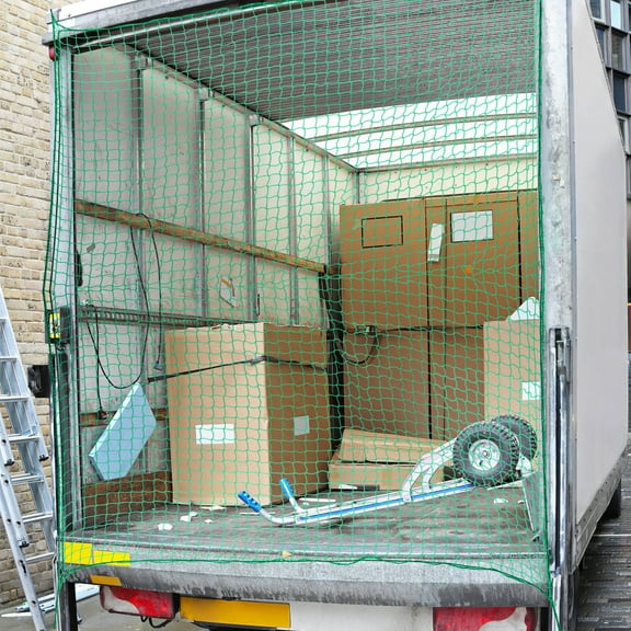 BESTOYARD Heavy Duty Trailer Cargo Net Nylon Mesh with Elastic Cords for Truck Bed Loads