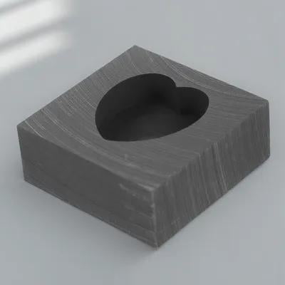 BESTOYARD Black Graphite Ingot Mold for High Temp Alloys Laboratory Use Hobbyists