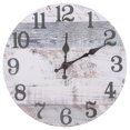 thumbnail image 1 of BESTOYARD Silent Sweep Wall Clock Indoor Wooden Hanging Clock with Quiet Movement for Home Decor, 1 of 6