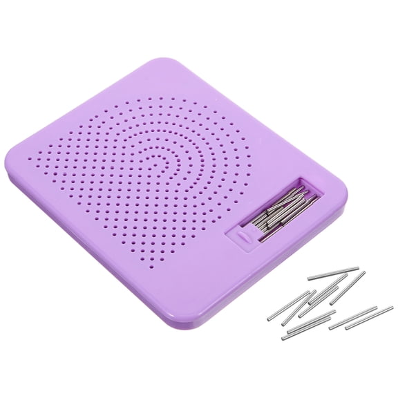 BESTOYARD DIY Violet Quilling Board Paper Winding Tool with Nonslip Surface and Pin Storage
