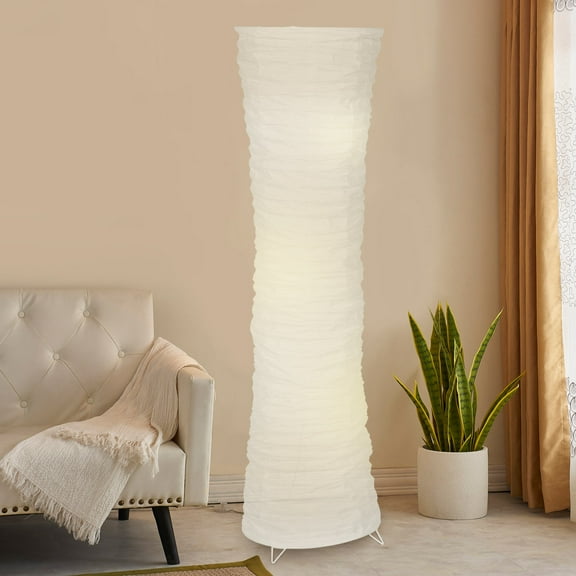 BESTOYARD Paper Floor Lamp Shade Eye Protection Nordic Simple 1 Pcs
