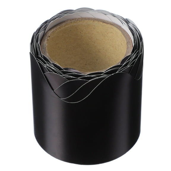 BESTOYARD Black Chalkboard Bulletin Board Border Paper Roll for Classroom Wall Decoration