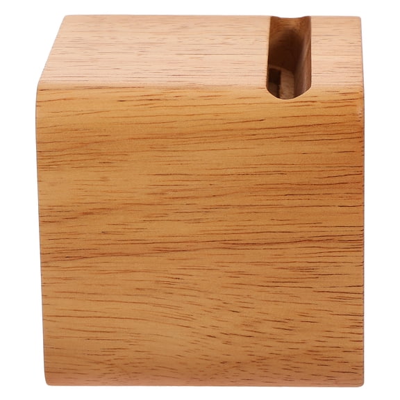 BESTOYARD Brown Bamboo Wooden Phone Stand for Natural Sound Amplification