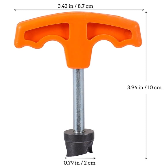 BESTOYARD Drip Irrigation Tube Hole Punch Watering System Installing Tool Plastic Orange 1Set