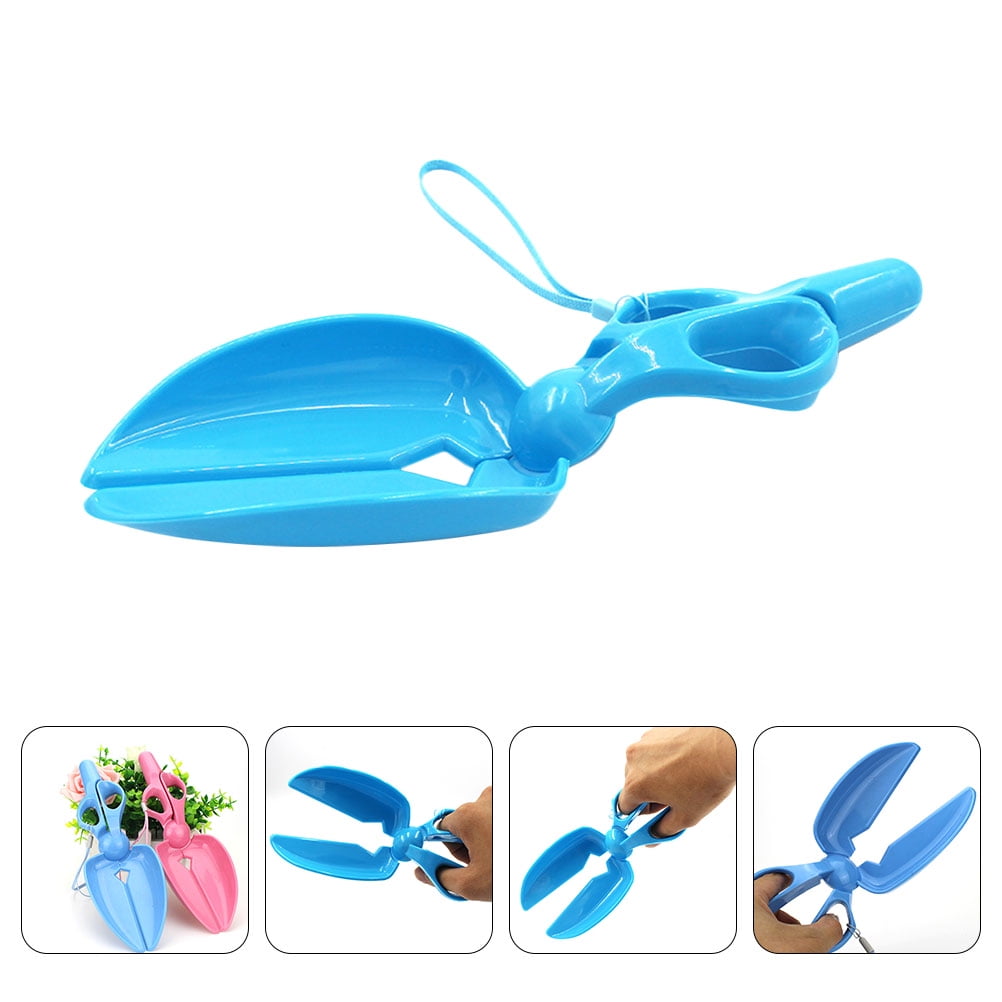 BESTOYARD Durable Plastic Scissor Clamp Pooper Scooper Sky Blue ...
