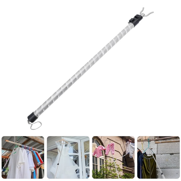 BESTOYARD Home Clothes Pole Clothing Pole for Hanging Clothes Aluminium Alloy 1Set