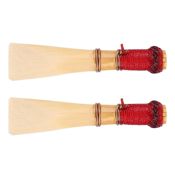 BESTOYARD 2Pcs Lightweight Bassoon Reeds Made of Natural Reed Material for Flexible Sound