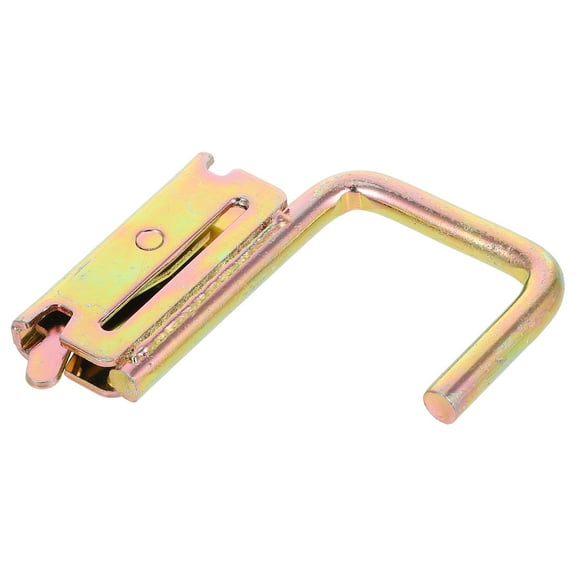 BESTOYARD Heavy Duty E Track Hooks For Enclosed Trailer Iron Golden 1Set