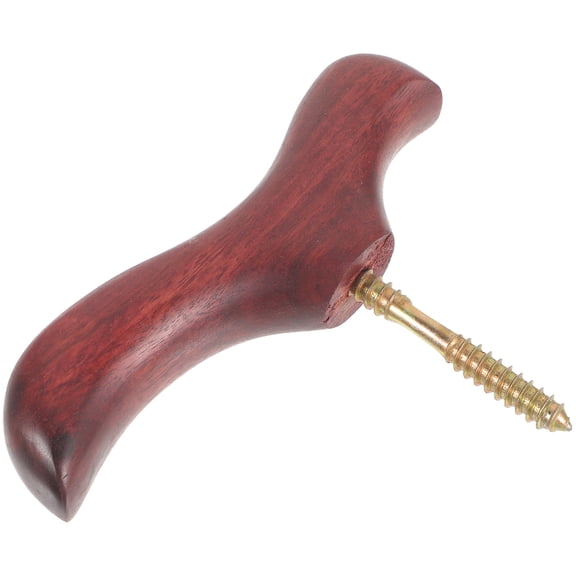 BESTOYARD Wood Replacement Cane Handle Brown Polished Ergonomic Head for Outdoor Use