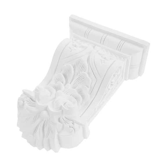 BESTOYARD Small Corbels White PU Decoration European Retro 1Set for Friends