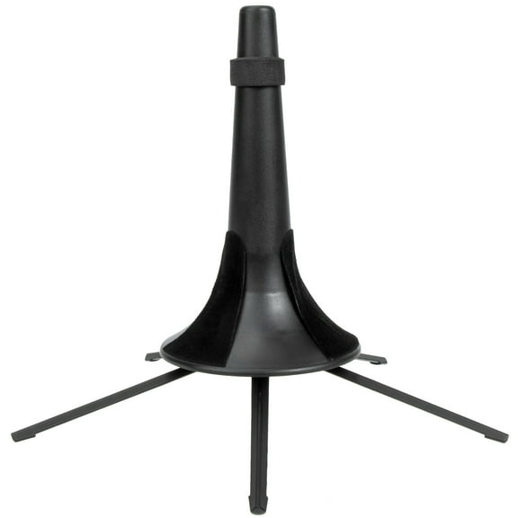 BESTOYARD Durable Black Metal Trumpet Display Rack with Stable Five Leg Base for Clarinet and Instrument Storage